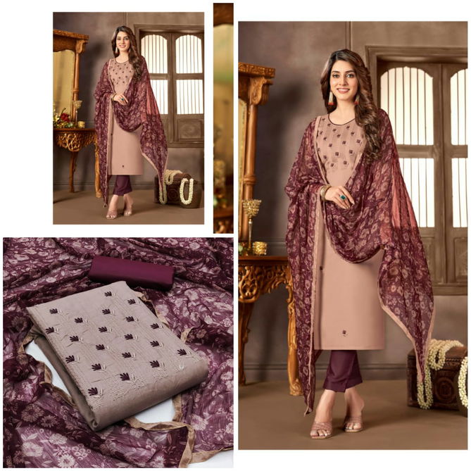 DS Designer Color Set Cotton Dress Material Catalog